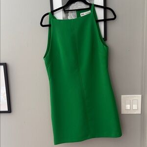 Zara Vibrant Green Mini Dress